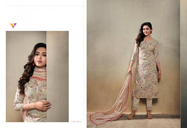 Vatsam Refresh Digital Printed Linen Designer Kurti With Bottom Dupatta